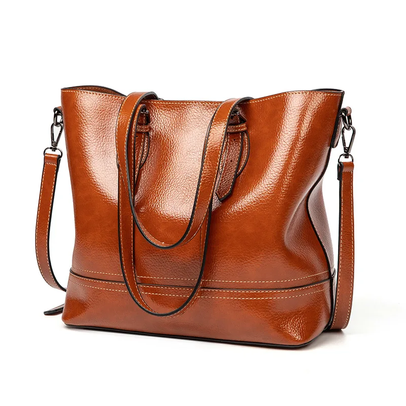 

2019 Autumn And Winter New Style WOMEN'S Bag Handbag Shoulder Bag Europe And America Retro Fashion Large Bag Hot Selling Batch