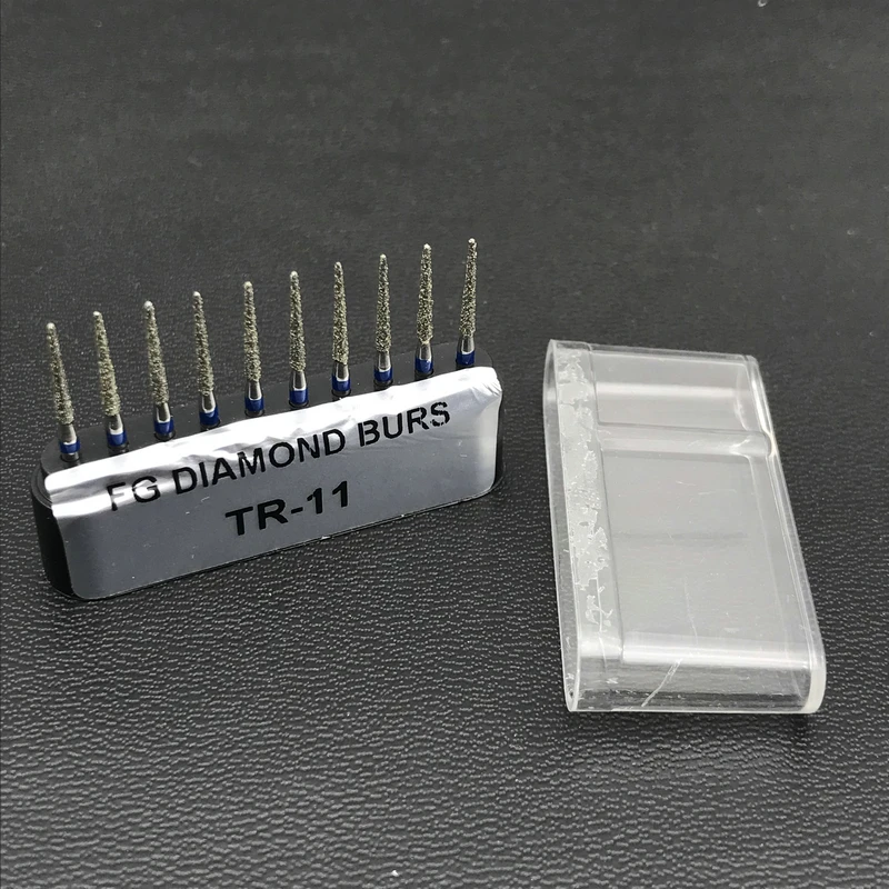 10 шт./упак. Dental Diamond Burs FG 1 6 мм для высокоскоростного наконечника