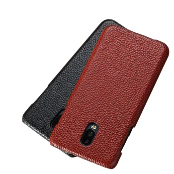 

Genuine Leather Phone Case For Galaxy On5 case Litchi Texture Half inclusive Ultra Slim Back Cover For S7 S8 S9 Plus Cases