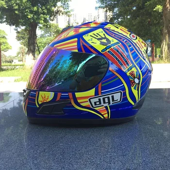 

Free shipping full face helmet motorcycle in the four seasons casque casco man anti-fog helmet's with clear lens