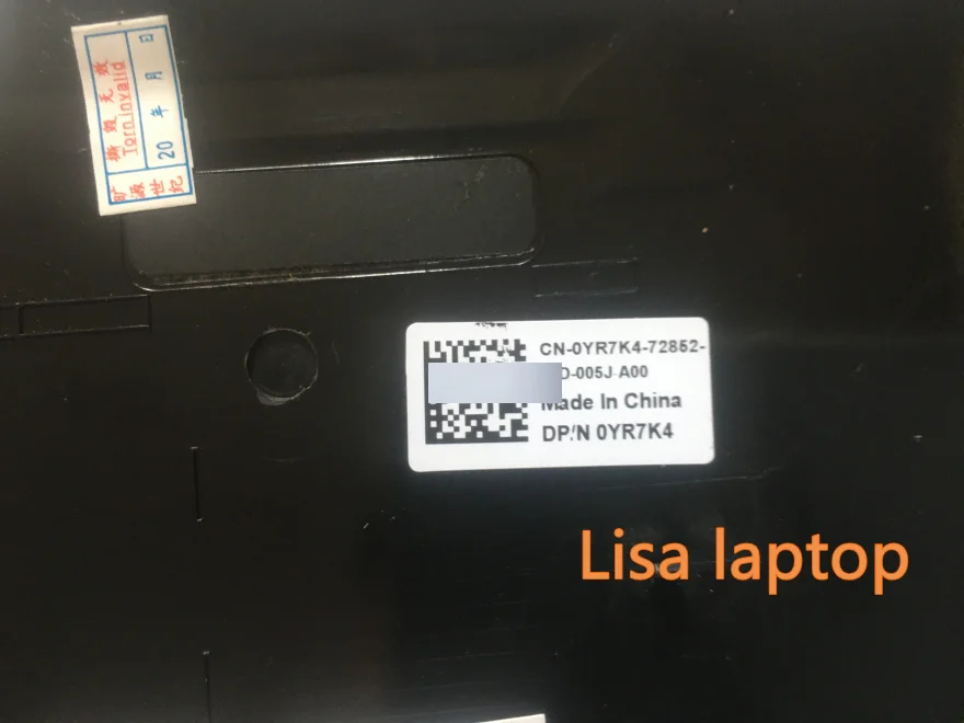 Для Dell Venue 11 7130 7139 планшет ЖК-экран задняя крышка 0YR7K4 13NM-0NA0301