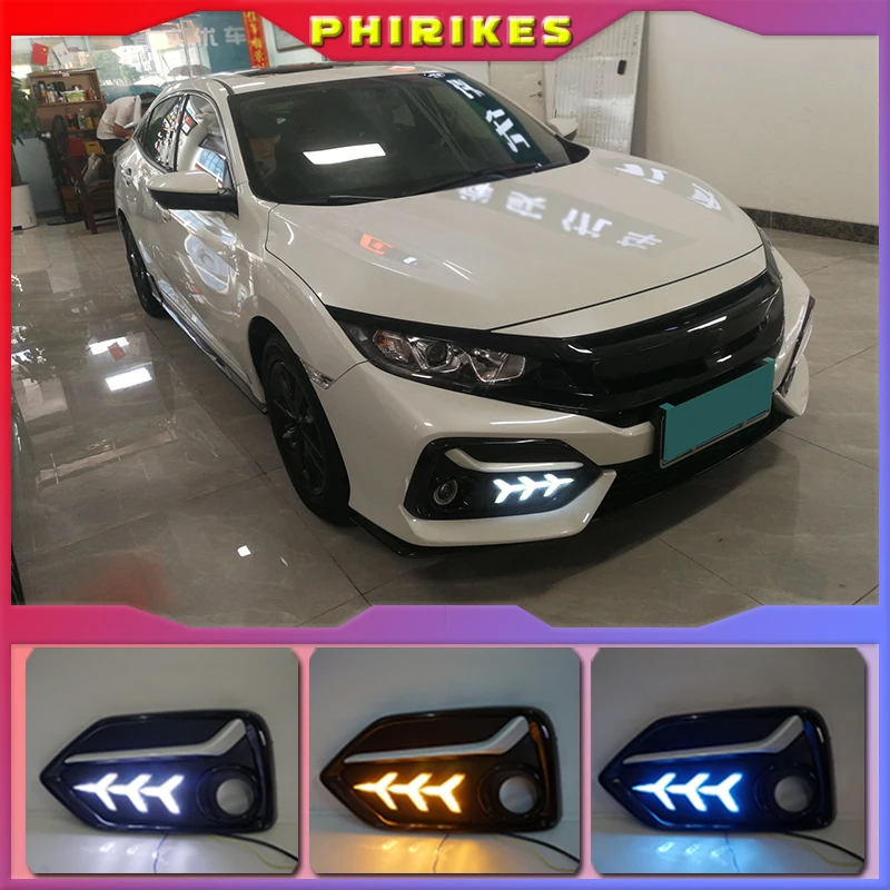 

Дневные ходовые огни для Honda CIVIC hatchback 2020-2021 светодиодный шт.