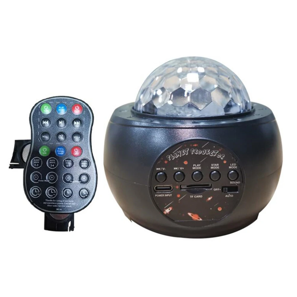 2021 New 10 Planets Projection Starry Night Light USB Bluetooth Ocean Wave Nebula Projector Lamp for Kids Baby Home Planetarium