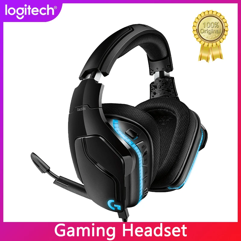 Logitech G633sゲーミングヘッドセット Rgb ゲーミング用サラウンドサウンドヘッドセット マイク ゲーマーゲーム用 Pubg オーバーウォッチ Headphone Headset Aliexpress