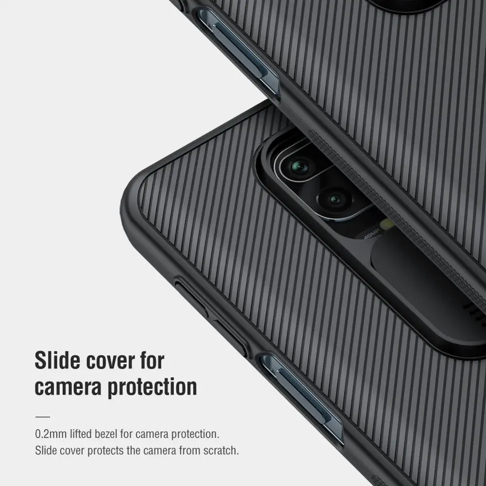 Casing Redmi Note Slide Cover NILLKIN Camera Protection Case For