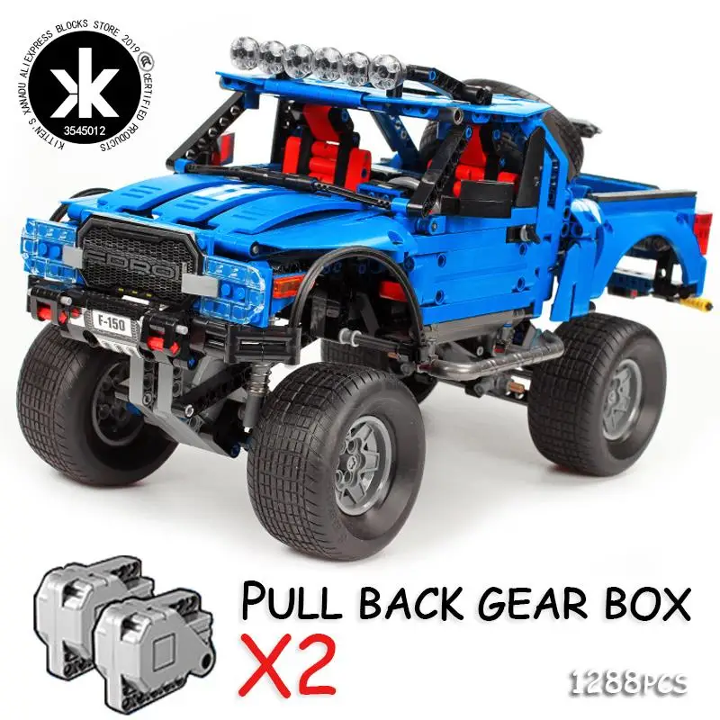

Technic City Car Toy Engine Raptor Pickup off-road vehicle Compatible with Technic Building Blocks Educational Toys For Children