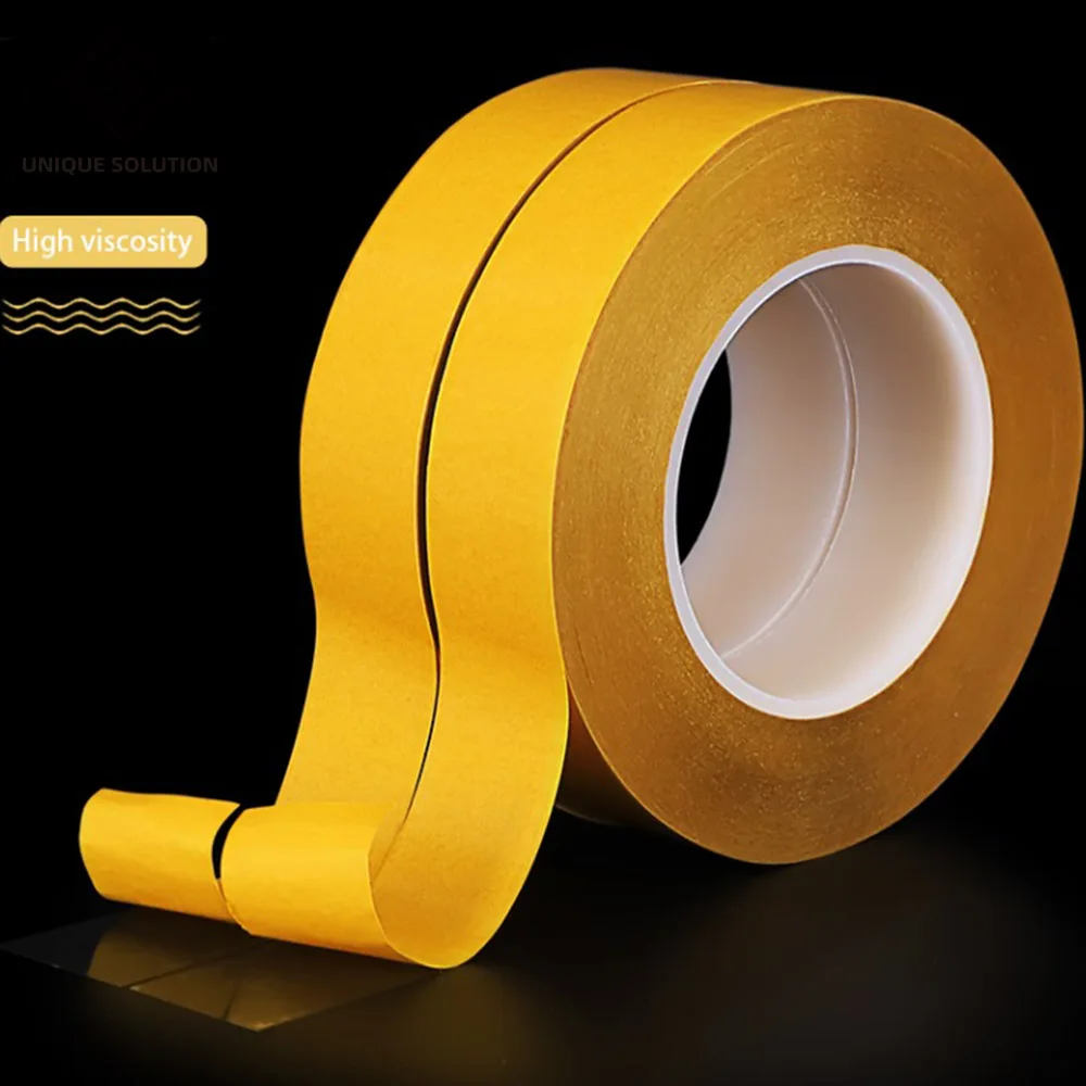 50 Meter High Temperature Resistance PET Double Sided Tape No Trace Transparent Heat Resistant Strong Double-Sided Adhesive Tape