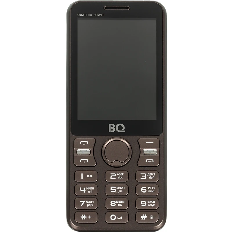 Мобильный телефон BQ Quattro Power 2812 32Mb коричневый 4Sim 2.4" TN 240x320 0.03Mpix