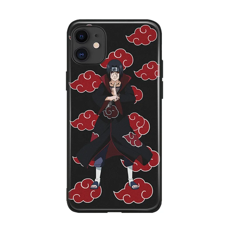 iDx 16 2in1 Itachi Uchiha Akatsuki Naruto аниме Мягкий силиконовый чехол для телефона чехол для iPhone 6 6S 7 8 Plus X XR XS 11 Pro Max - Цвет: iDx 16 2in1