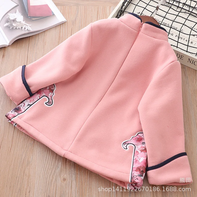Детский костюм в китайском стиле; коллекция года; сезон осень-зима; Cheongsam; древний костюм; Китайская одежда; детская одежда в китайском стиле для девочек