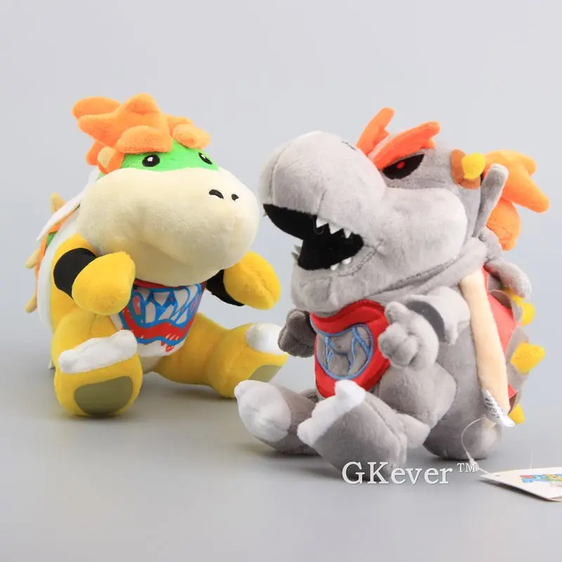2 шт Марио серии Bowser JR. И Персонажи Dry Bones Bowser JR. Плюшевый Купа игрушка кукла мягкие животные детские игрушки дети подарок на день рождения
