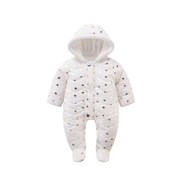 

2020 Babies Cotton-Padded Clothes Crawling Clothes Men and Women Baby Outside Romper Padded Warm Winter Cotton-Padded Clothes