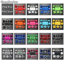 ChengHaoRan Full Set Joysticks Dpad R1 L1 R2 L2 Direction Key ABXY Buttons For Sony PS4 Pro Slim Controller,JDS-040 JDM-040
