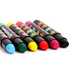 Pastel Colored Pencil Children Crayon Washable Rotating Oil Painting Stick Brush Graffiti Painting Color Color Pencils For Kids
