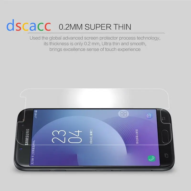 Защитная пленка Dscacc 2.5D 9H для Samsung Galaxy S2 i9100 S3 I9300 S4 i9500 S5 i9600 S6 S7 S8 Edge plus mini S9 100