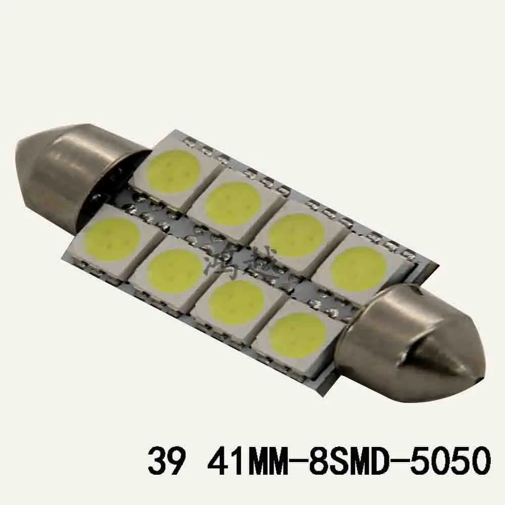 

Led Double Tip 5050 8smd Three Chip Width Lamp Roof Lamp License Plate Light Reading Lamp (single Price) Car Accessories