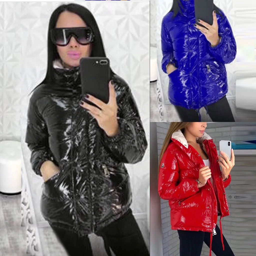 Зимние женские парки, осенняя плотная теплая короткая верхняя одежда с капюшоном, женские тонкие базовые Топы с хлопковой подкладкой, Manteau Femme Hiver