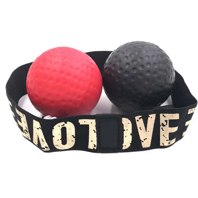 Boxing Punch Exercise Fight Ball Reflex Box REACT Speed Training Head Band Box