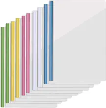 

Slider report, 10 clear plastic folders, for A4 Hijri presentation, 5 colors