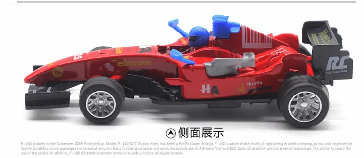 1: 32 сплав F1 формула гоночный автомобиль воин звук-и-светильник Модель автомобиля Модель игрушки стиль Горячая Распродажа