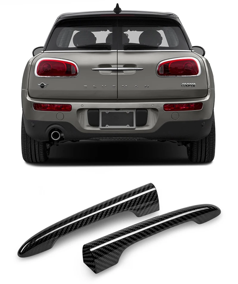 2 шт карбоновая дверная ручка оболочка для Mini Cooper F54 F55 F56 аксессуары Дверная ручка оболочка крышки декоративные наклейки