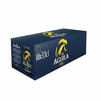 

El Aguila Cerveza Especial - Paquete de 10 x 330 ml (Total: 3300 ml)