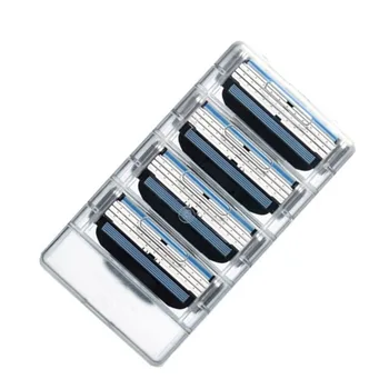 

4PCS/SET 3 Layers Men Face Shaving Razors Replacement Blades Male Manual Razor Blades For Standard Beard Shaver Trimmer Blades