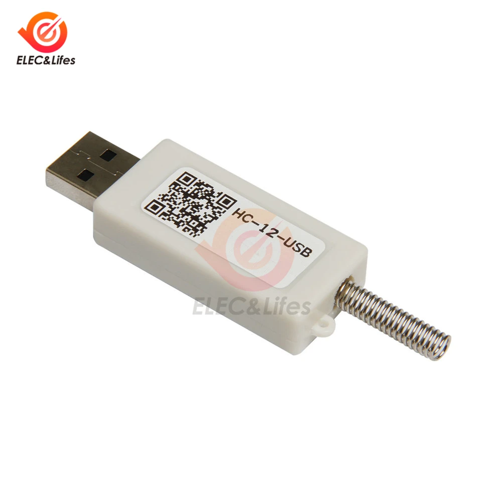 HC-12-USB 433 МГц Серийный беспроводной модуль HC-12 USB 2,0 линейный компьютерный терминал ультра большие расстояния 1000 метров SI4463