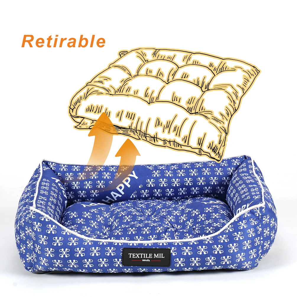 Petaccom-petking dog bed-removable and washable pet mattress soft and non-slip dog cushion, pet mats, thick pet blankets, pet kennels M-XL