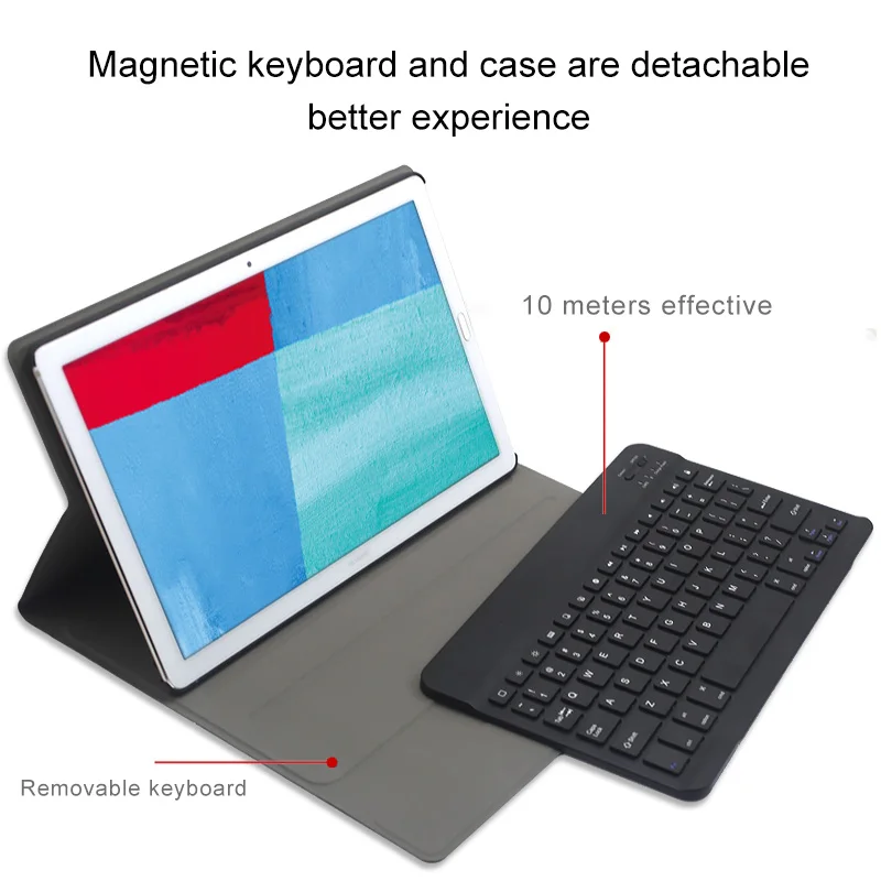 Keyboard For Huawei Mediapad M5 Lite 10.1 10" BAH2-W09 BAH2-L09 BAH2-W19 Case Smart Folio Cover For Huawei Media pad M5 Lite