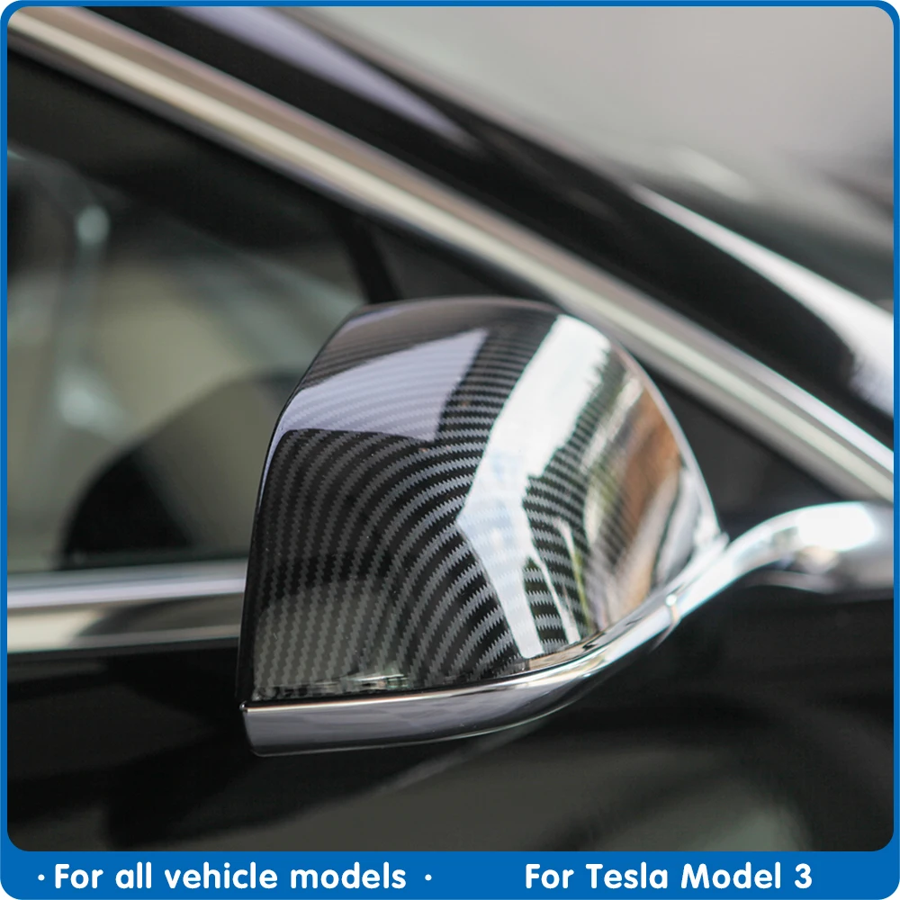 Боковое зеркало Model3 для автомобиля Tesla Model 3 зеркальная крышка из АБС углеродного