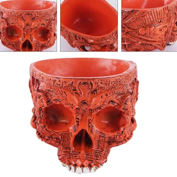 

Resin Flower Pot Skull Planters for Succulents Flowerpot Vases Craft Ornaments