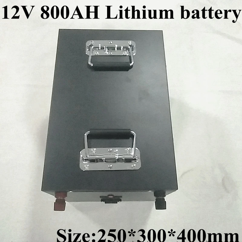 Мощный 12V 800Ah литий-ионный аккумулятор Встроенный BMS для RV солнечной системы Пароварка машина моторный дом+ 12,6 v 20A зарядное устройство