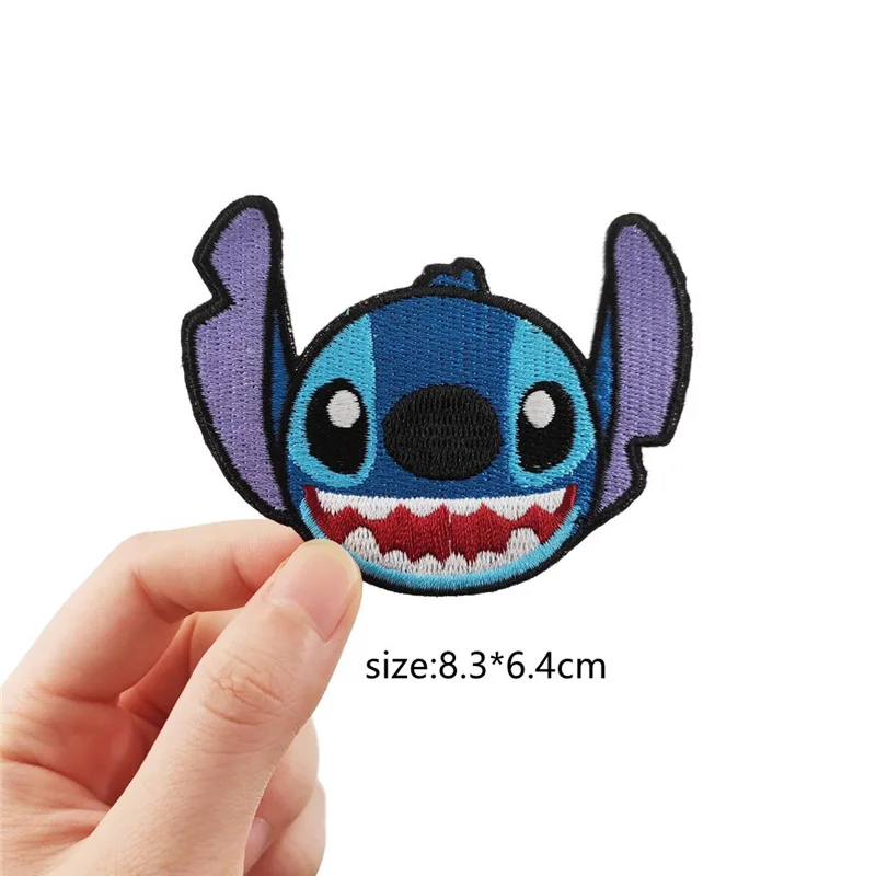 Lilo & Stitch Embroidery Patches Children For Clothing DIY Iron On Stitch Patch Garment stickers embroidery cloth stickers