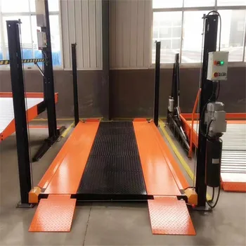 

4 post hydraulic car elevator parking lift for home garage