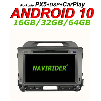 

Navirider GPS navigation For KIA Sportage 2010-2012 8" full touch screen Car android 10 64gb rom radio bluetooth player stereo