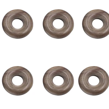 

6Pcs Wood Bag Clips Bag Sealer Doughnut Shape Gadgets igentes Snacks Food Clip Kitchen Storage Kitchen Tools