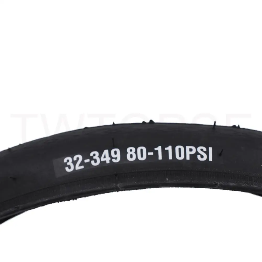 TWTOPSE 349 16" Bike Tire For Brompton Folding Bicycle Tire 80-110PSI 120TPI Anti Puncture Ultralight 205g Cycling Bicycle Tires