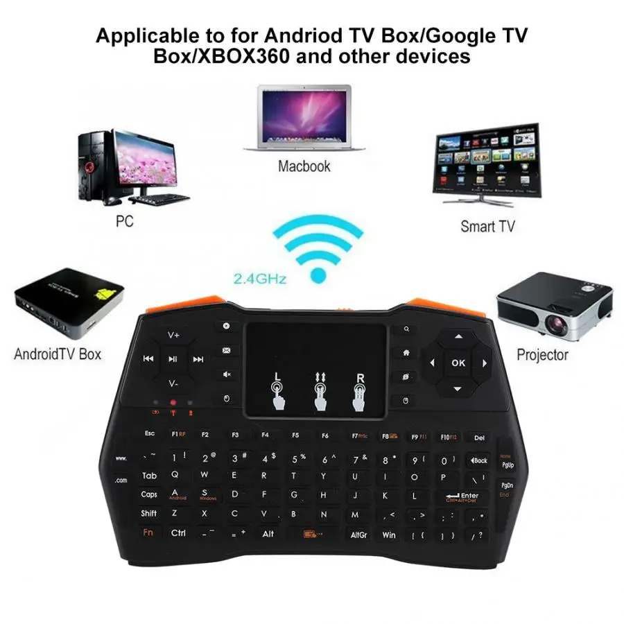 2 4 GHz мини беспроводная клавиатура для Andriod TV Box / Google Box/XBOX360|Клавиатуры| |
