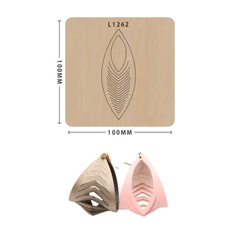 

Christmas present Earring Cutting Mold Wood Dies Fashion Pendant Scrapbooking Cutting Dies Multiple Various Pattern Series
