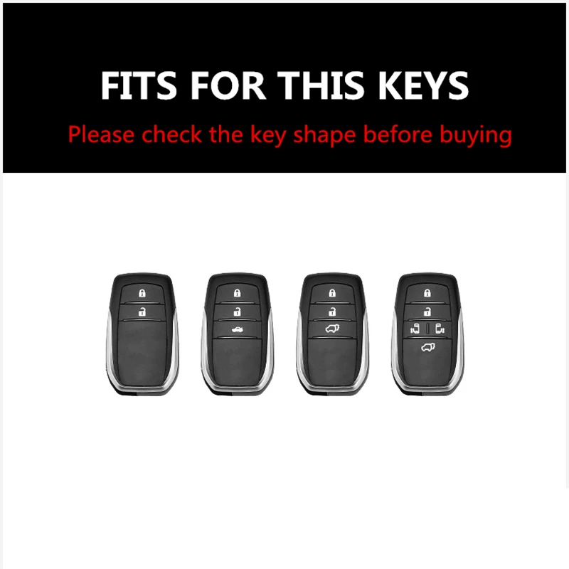Zinc alloy Suede Fur Car Key Case Auto Key Protection Cover For Toyota CROWN Camry COROLLA Car Holder Shell Accessories keychain