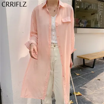 

Women Casual Turn-down Collar Full Long Solid Polyester Regular Broadcloth CRRIFLZ