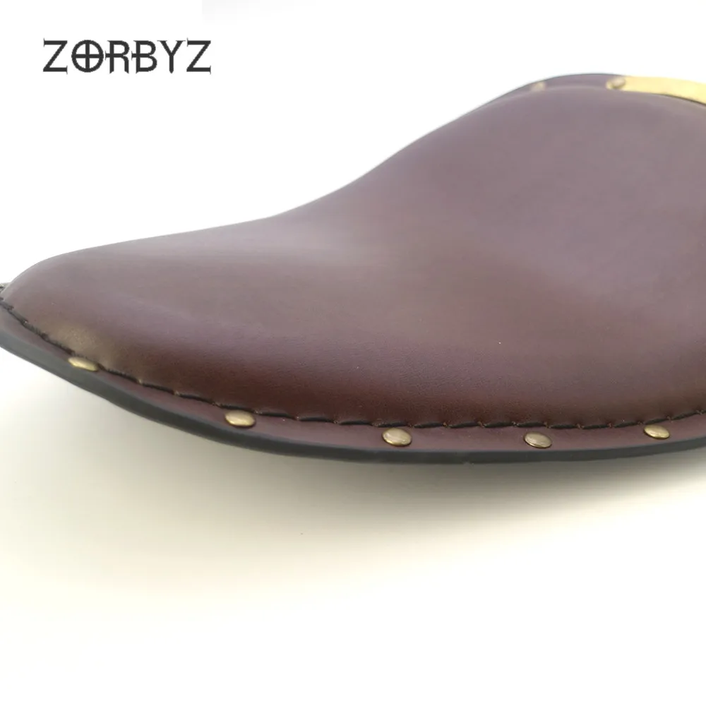 ZORBYZ мотоциклетные ретро коричневый искусственная кожа стиль Solo привод сиденья для Harley Chopper Bobber Пользовательские