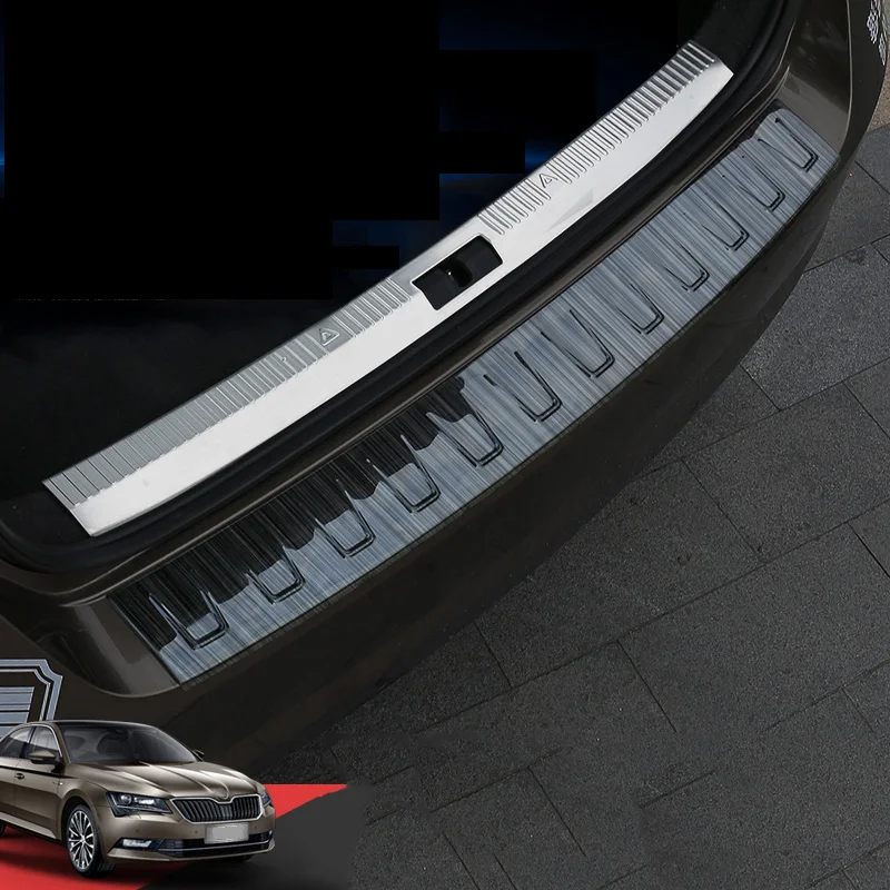 Lsrtw2017 Нержавеющая Сталь автомобильный порог порога для Skoda Superb