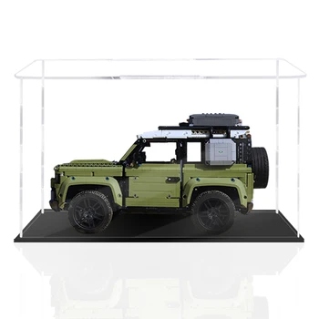 

Building Block Acrylic Dustproof Display Show Box For 42110 Blocks Accessories - Black Bottom Ordinary Type