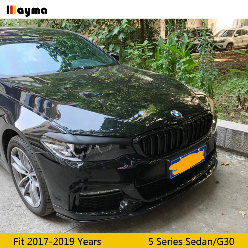 Автомобильные брови из стекловолокна для BMW 5 серии 525i 4 Двери Седан 2017 2018 2019 год G30