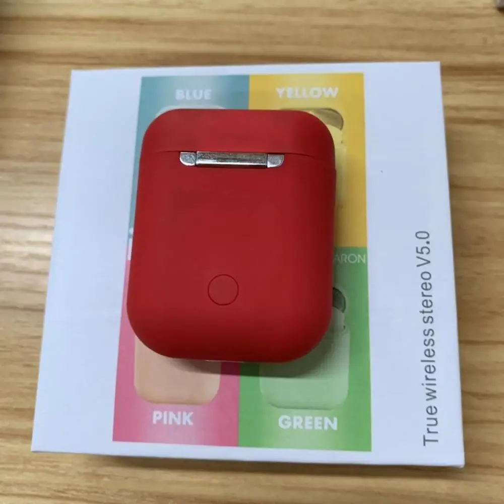 Новые наушники inpods 12 i12 tws, портативные мини наушники, Bluetooth 5,0, сенсорная модель, 3D стерео, милый цвет, для модных мальчиков и девочек