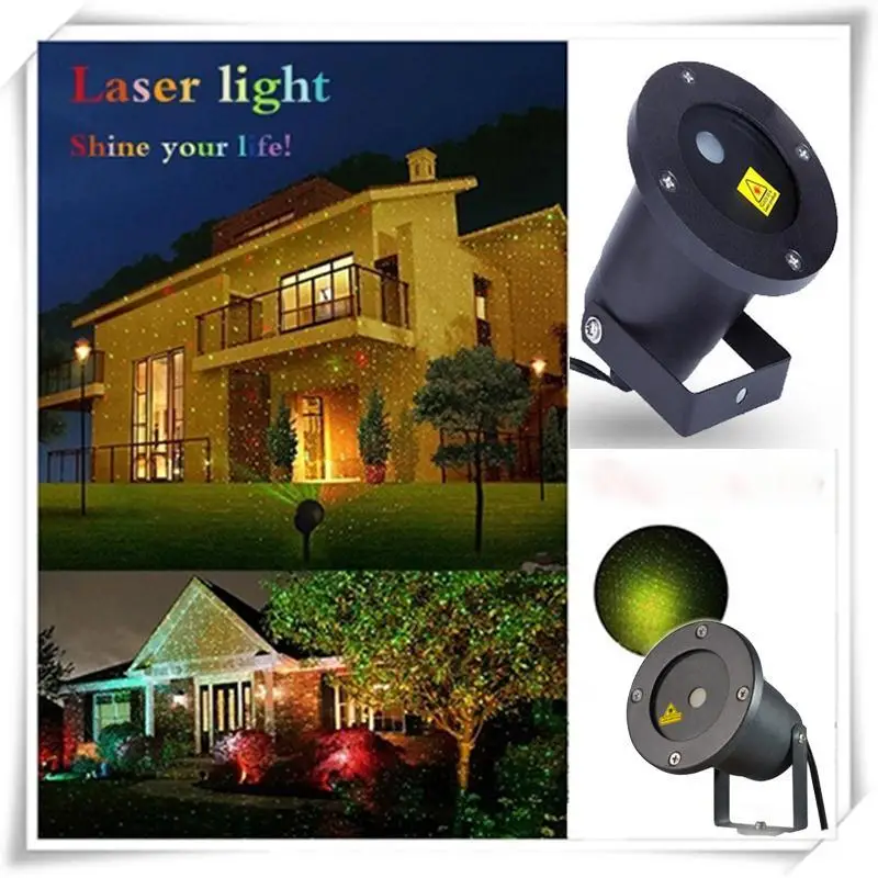 Xmas Stage LED Garden Laser RC Controller Christmas Light Lawn IP68 Spotlight UK