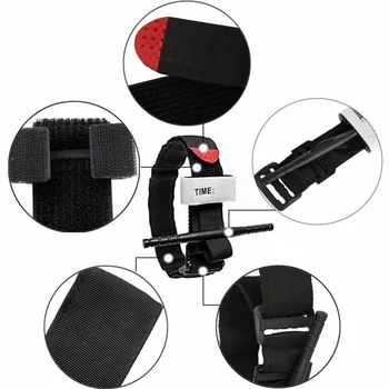 First Aid Kit Tourniquet Survival Tactical Combat Application Red Tip Medical Emergency Belt For Outdoor Exploration 3