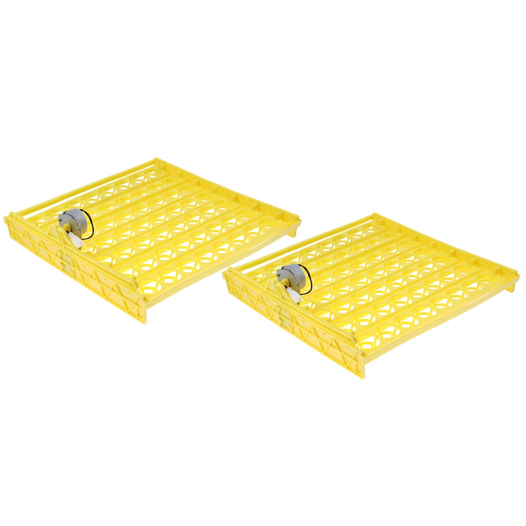 2x 110V 56-digital Automatic Egg Turner Tray Chicken Duck Egg Incubator